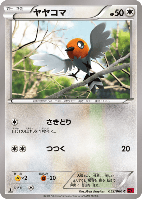 Fletchling (ヤヤコマ) (52) — コレクションY (Collection Y)