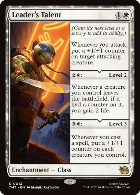 Leader's Talent (13) — Teenage Mutant Ninja Turtles