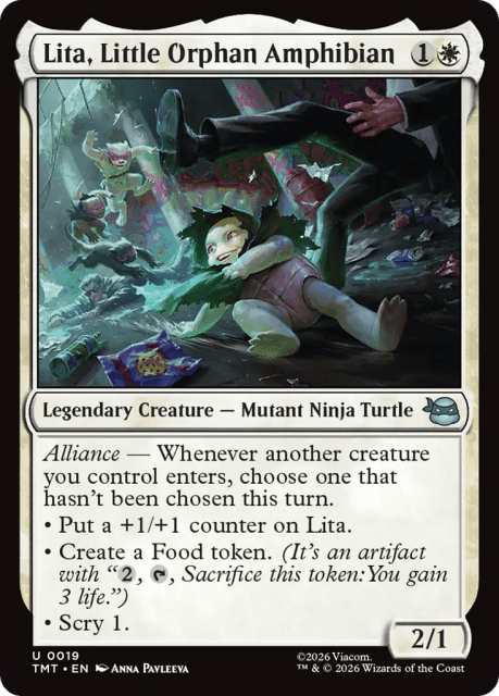 Lita, Little Orphan Amphibian (19) — Teenage Mutant Ninja Turtles