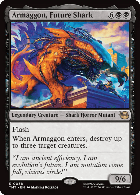 Armaggon, Future Shark (58) — Teenage Mutant Ninja Turtles