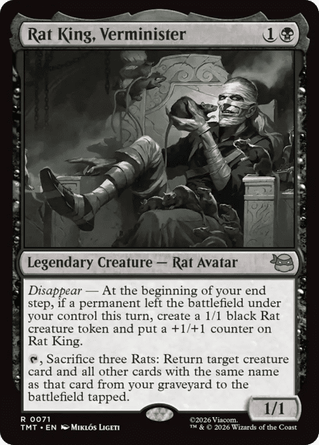 Rat King, Verminister (71) — Teenage Mutant Ninja Turtles