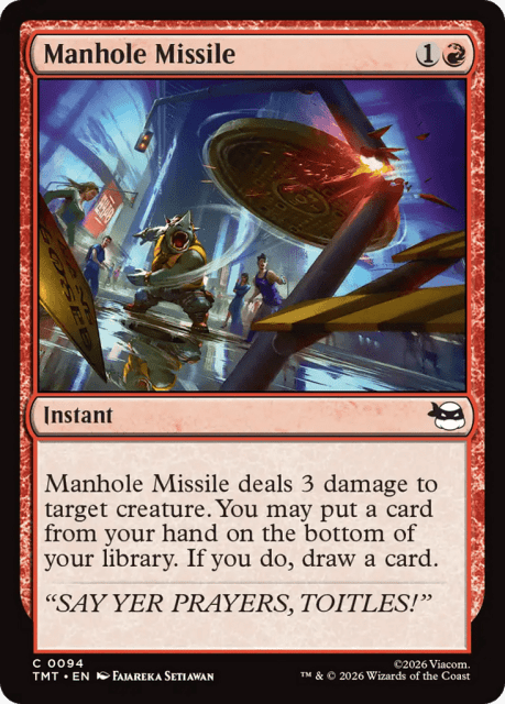 Manhole Missile (94) — Teenage Mutant Ninja Turtles
