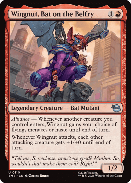Wingnut, Bat on the Belfry (110) — Teenage Mutant Ninja Turtles