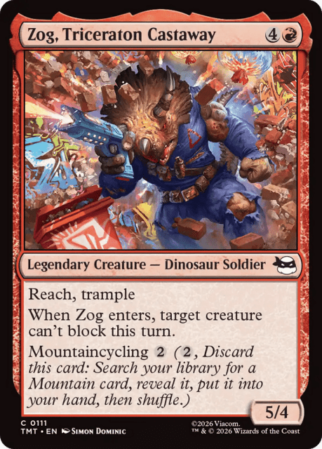 Zog, Triceraton Castaway (111) — Teenage Mutant Ninja Turtles