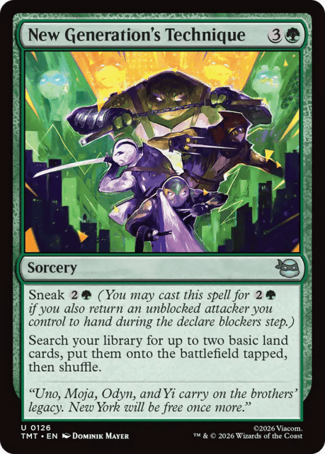 New Generation's Technique (126) — Teenage Mutant Ninja Turtles