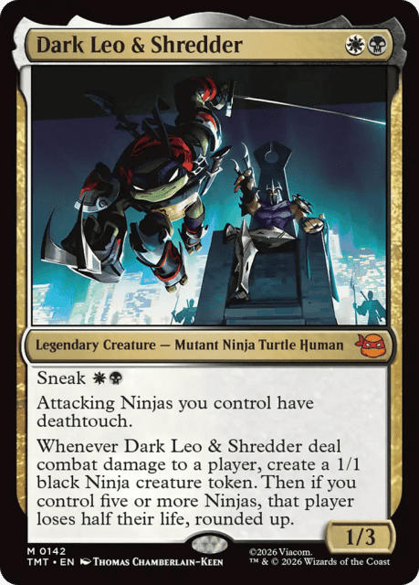 Dark Leo & Shredder (142) — Teenage Mutant Ninja Turtles