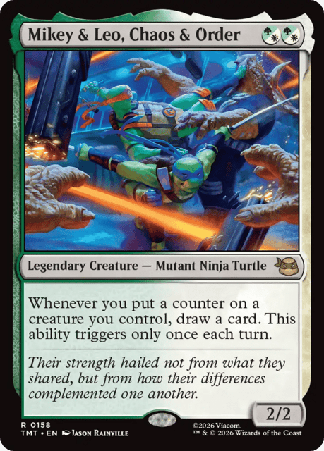 Mikey & Leo, Chaos & Order (158) — Teenage Mutant Ninja Turtles