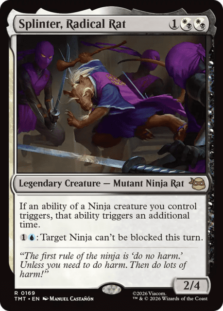 Splinter, Radical Rat (169) — Teenage Mutant Ninja Turtles