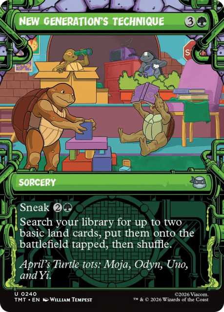 New Generation's Technique (240) — Teenage Mutant Ninja Turtles