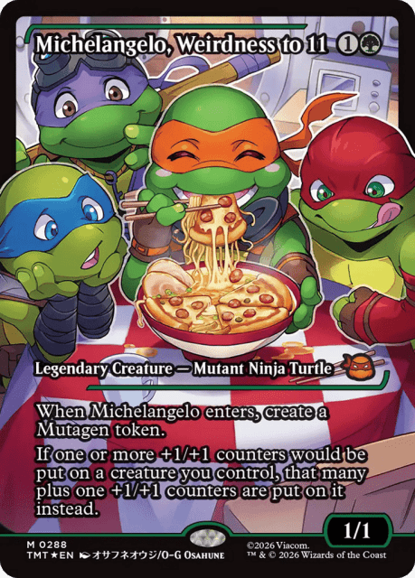 Michelangelo, Weirdness to 11 (288) — Teenage Mutant Ninja Turtles