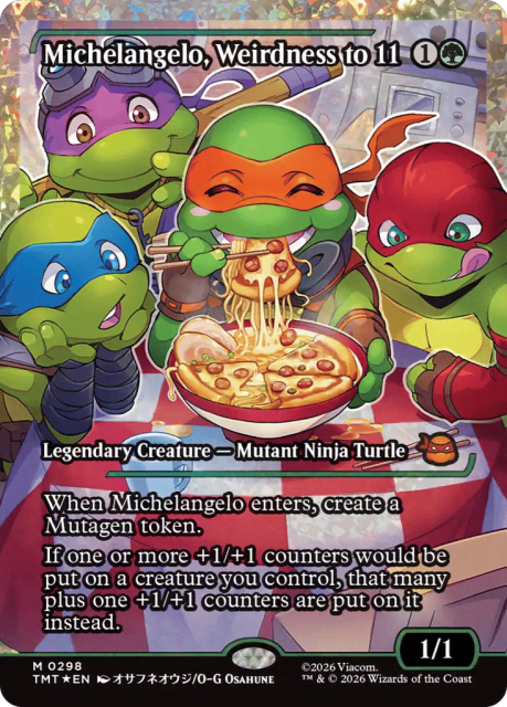 Michelangelo, Weirdness to 11 (298) — Teenage Mutant Ninja Turtles