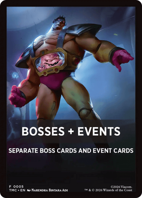 Bosses + Events (5) — Teenage Mutant Ninja Turtles Eternal Front Cards