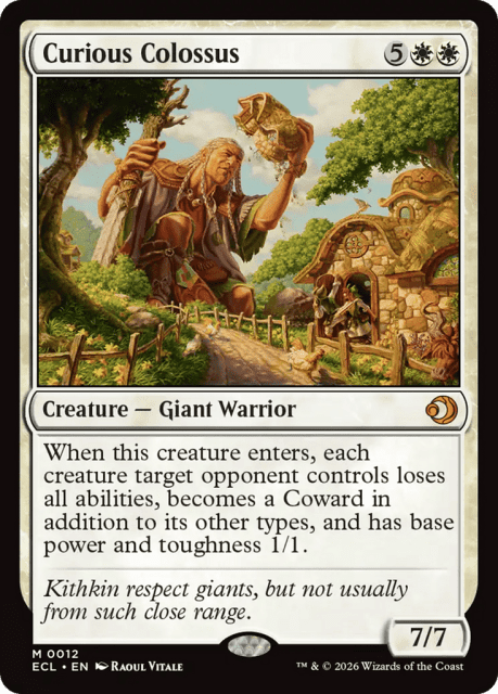 Curious Colossus (12) — Lorwyn Eclipsed