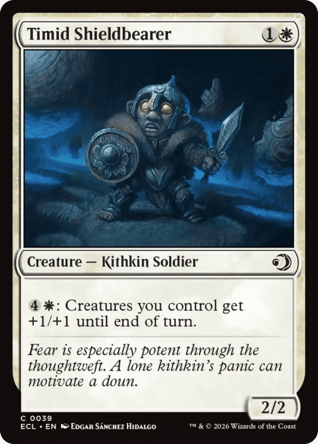 Timid Shieldbearer (39) — Lorwyn Eclipsed