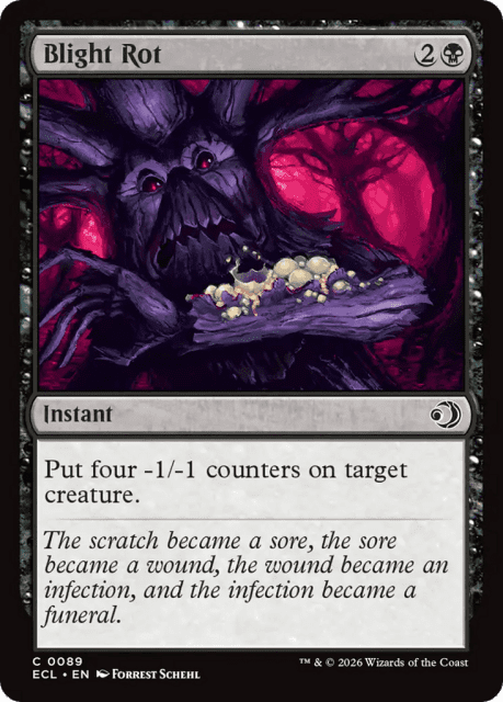 Blight Rot (89) — Lorwyn Eclipsed