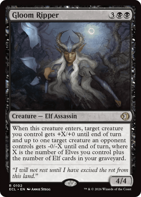 Gloom Ripper (102) — Lorwyn Eclipsed