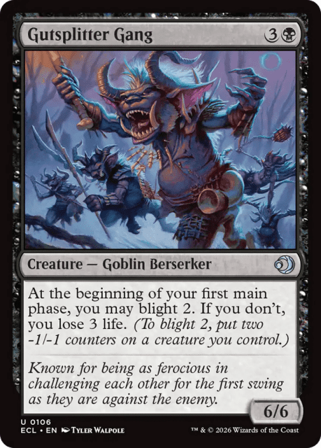 Gutsplitter Gang (106) — Lorwyn Eclipsed