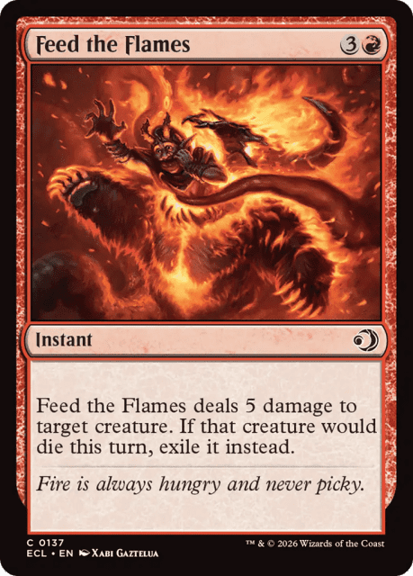 Feed the Flames (137) — Lorwyn Eclipsed