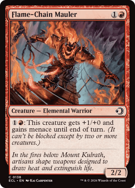 Flame-Chain Mauler (138) — Lorwyn Eclipsed