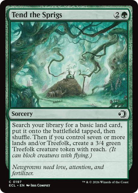 Tend the Sprigs (197) — Lorwyn Eclipsed