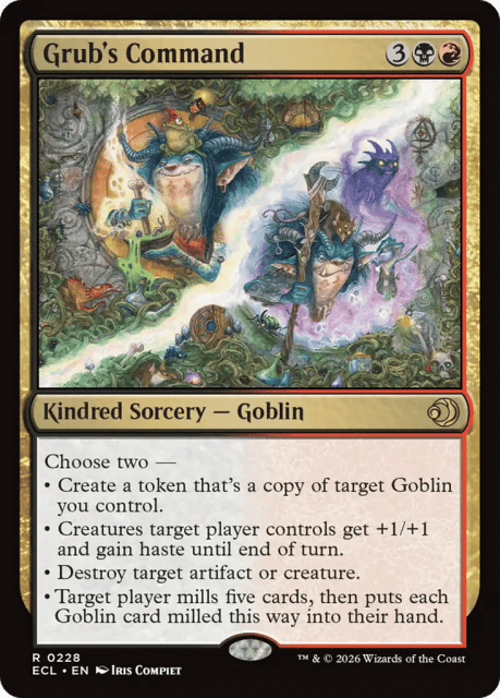 Grub's Command (228) — Lorwyn Eclipsed