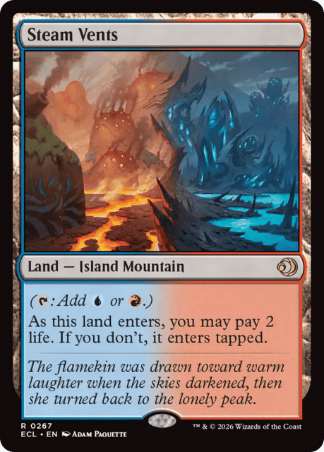 Steam Vents (267) — Lorwyn Eclipsed