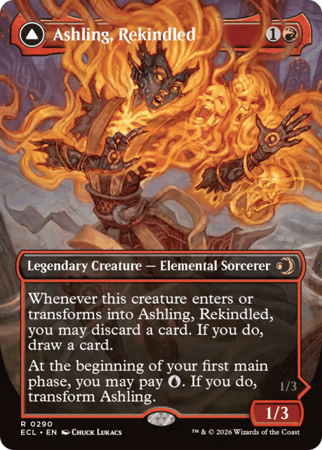 Ashling, Rekindled // Ashling, Rimebound (290) — Lorwyn Eclipsed