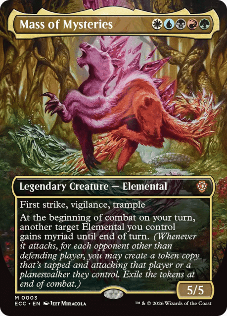 Mass of Mysteries (3) — Lorwyn Eclipsed Commander