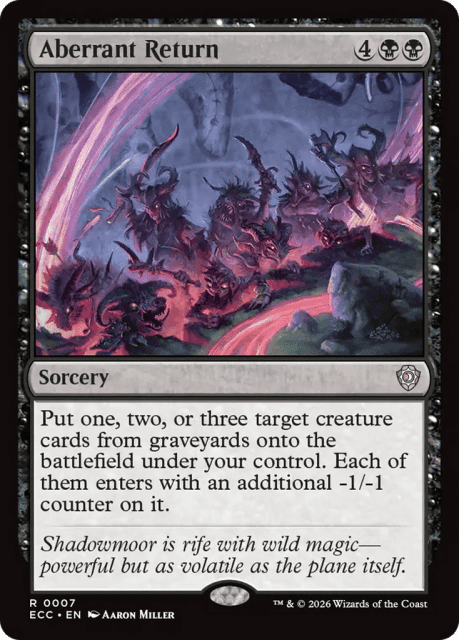Aberrant Return (7) — Lorwyn Eclipsed Commander