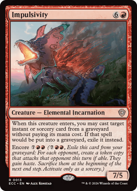 Impulsivity (13) — Lorwyn Eclipsed Commander
