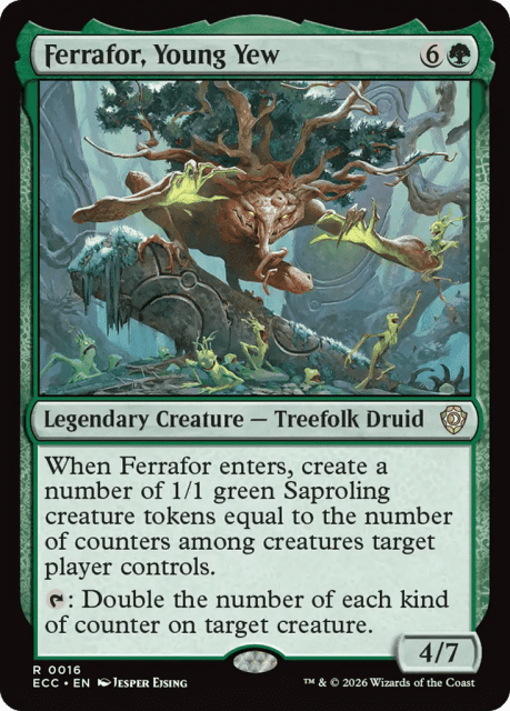 Ferrafor, Young Yew (16) — Lorwyn Eclipsed Commander
