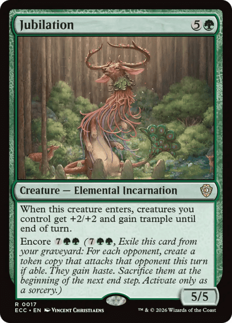 Jubilation (17) — Lorwyn Eclipsed Commander