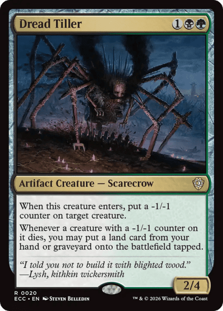 Dread Tiller (20) — Lorwyn Eclipsed Commander