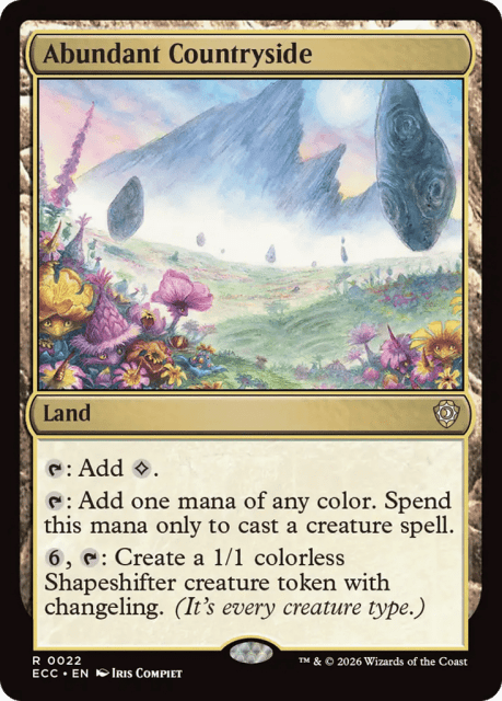 Abundant Countryside (22) — Lorwyn Eclipsed Commander