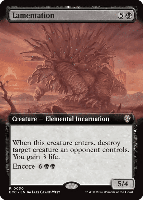 Lamentation (30) — Lorwyn Eclipsed Commander