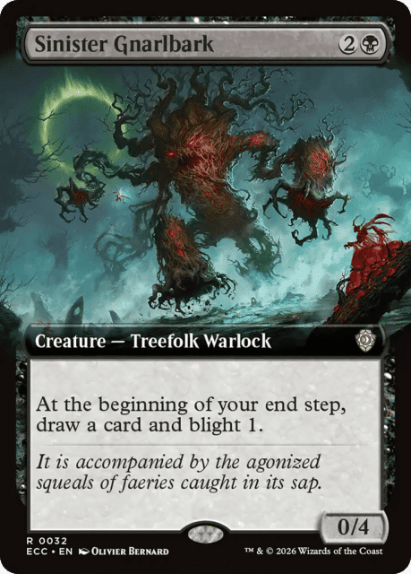 Sinister Gnarlbark (32) — Lorwyn Eclipsed Commander