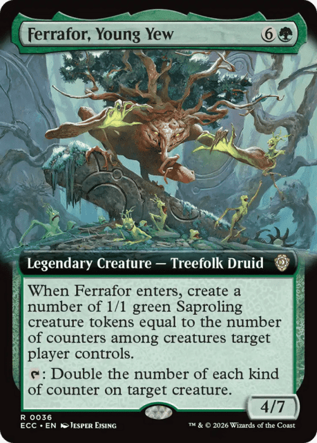 Ferrafor, Young Yew (36) — Lorwyn Eclipsed Commander