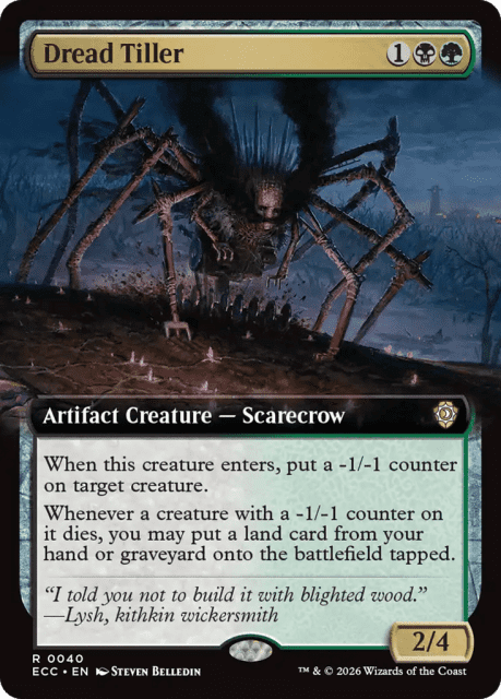 Dread Tiller (40) — Lorwyn Eclipsed Commander