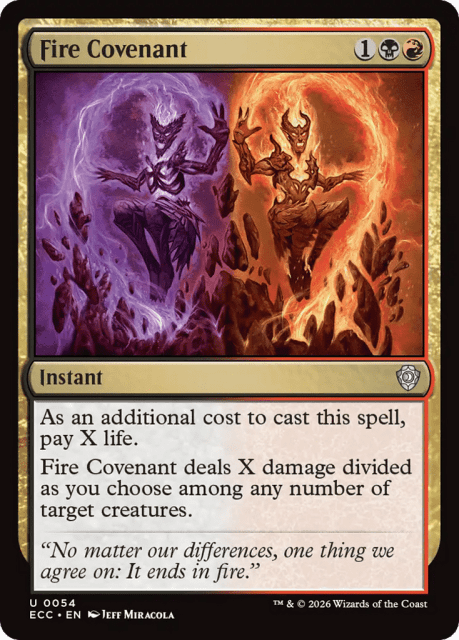 Fire Covenant (54) — Lorwyn Eclipsed Commander