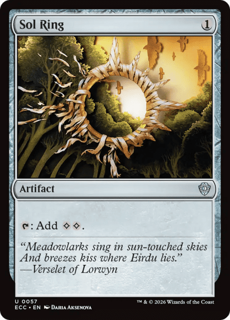 Sol Ring (57) — Lorwyn Eclipsed Commander