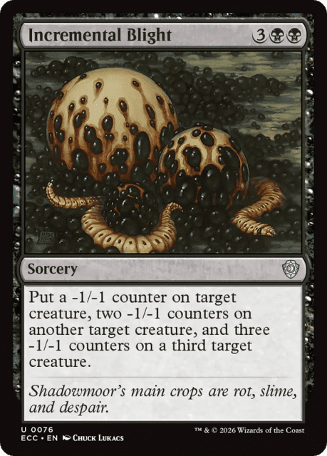 Incremental Blight (76) — Lorwyn Eclipsed Commander