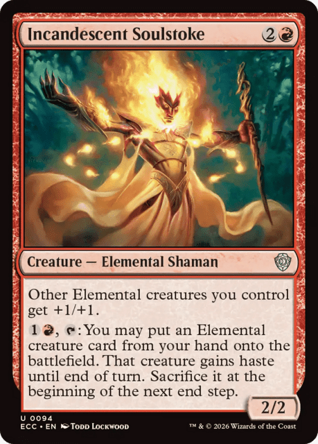 Incandescent Soulstoke (94) — Lorwyn Eclipsed Commander