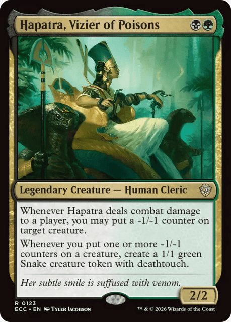 Hapatra, Vizier of Poisons (123) — Lorwyn Eclipsed Commander