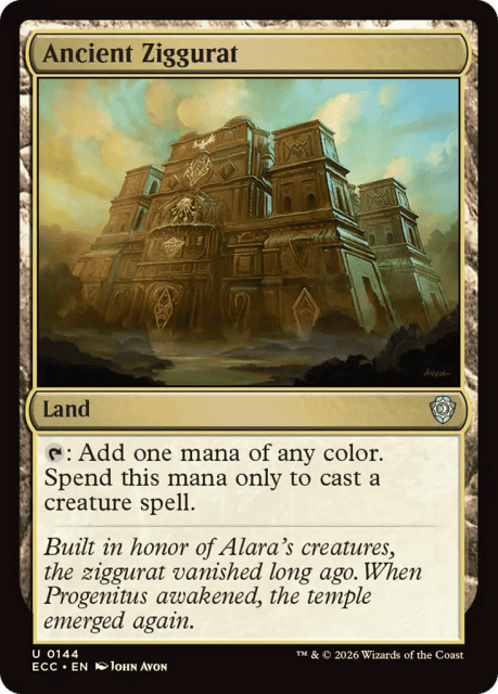 Ancient Ziggurat (144) — Lorwyn Eclipsed Commander