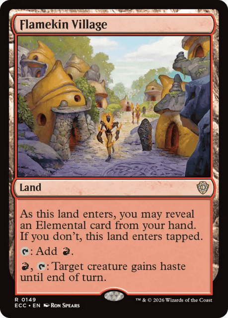 Flamekin Village (149) — Lorwyn Eclipsed Commander