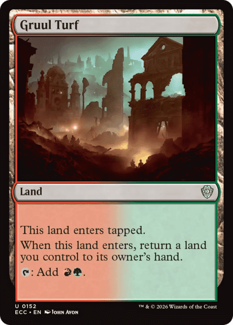 Gruul Turf (152) — Lorwyn Eclipsed Commander
