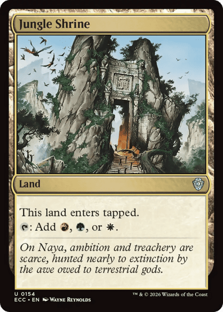 Jungle Shrine (154) — Lorwyn Eclipsed Commander
