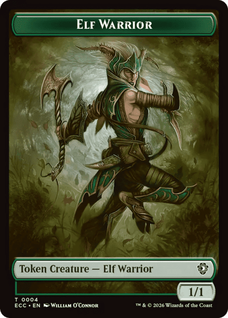 Elf Warrior (4) — Lorwyn Eclipsed Commander