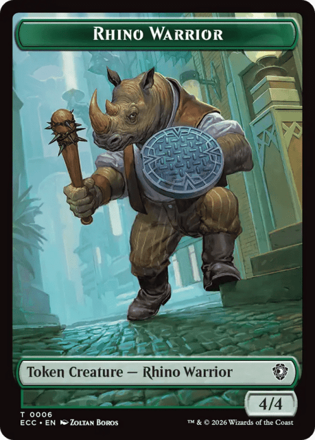 Rhino Warrior (6) — Lorwyn Eclipsed Commander
