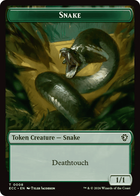 Snake (8) — Lorwyn Eclipsed Commander